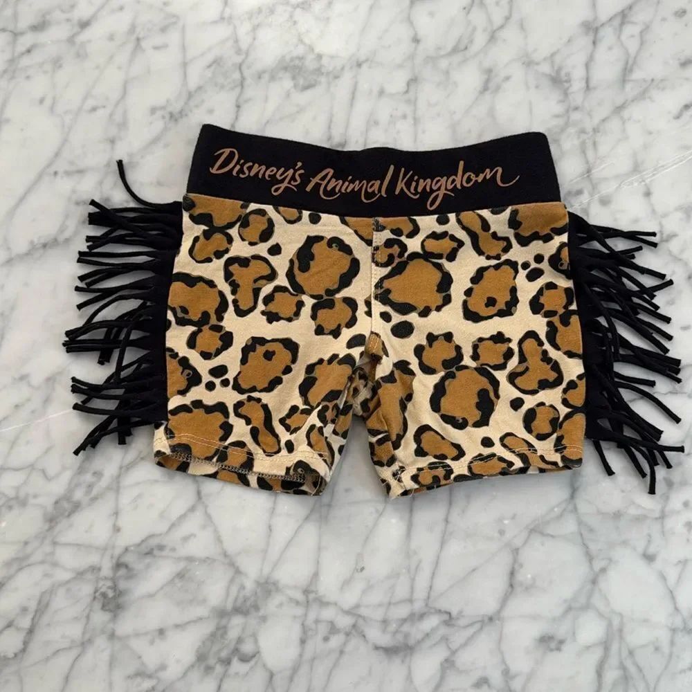 Disney's Animal Kingdom girls shorts fringe Sz XXS 4/5T